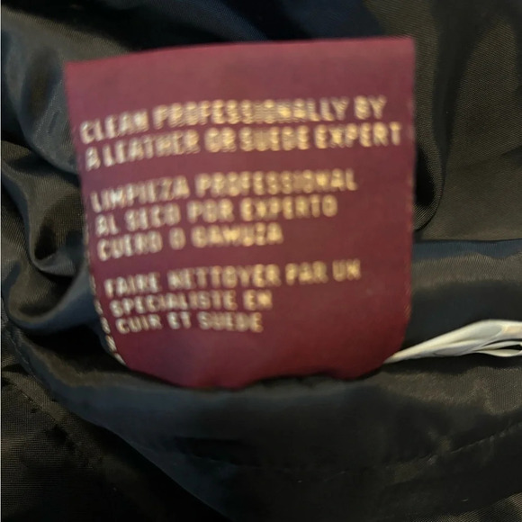 Vintage G III Leather Trench Coat Womens Medium 80-90s Shoulder Pads, Paisley - Picture 11 of 11